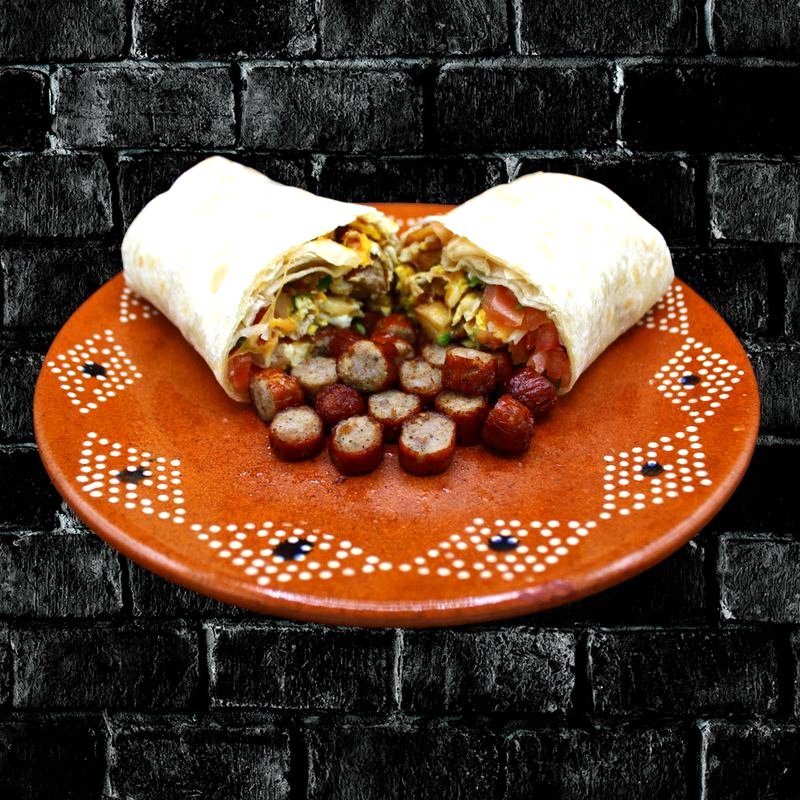 Sausage Breakfast Burrito at Rivas Mexican Grill