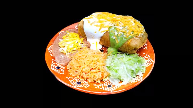 Chimichanga Combo at Rivas Mexican Grill