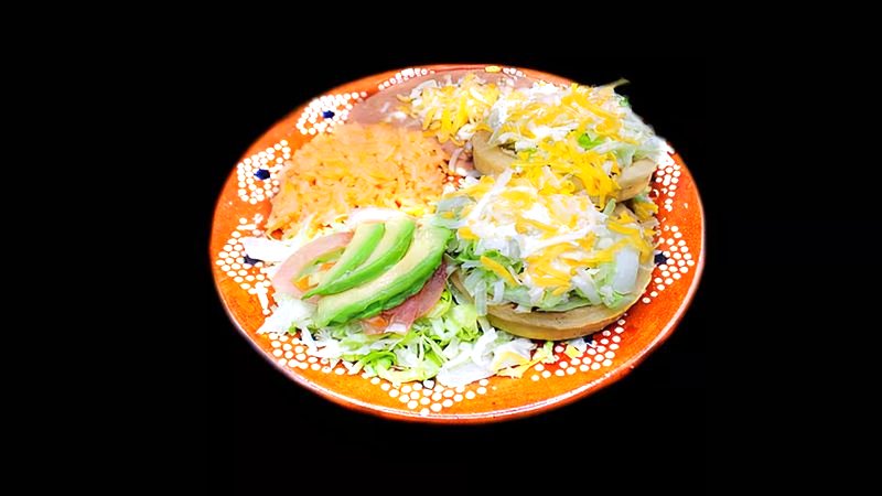 Sopes Combo at Rivas Mexican Grill