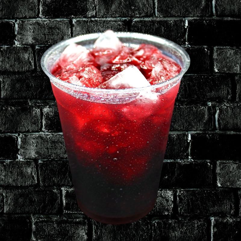 Jamaica Aguas Fresca at Rivas Mexican Grill
