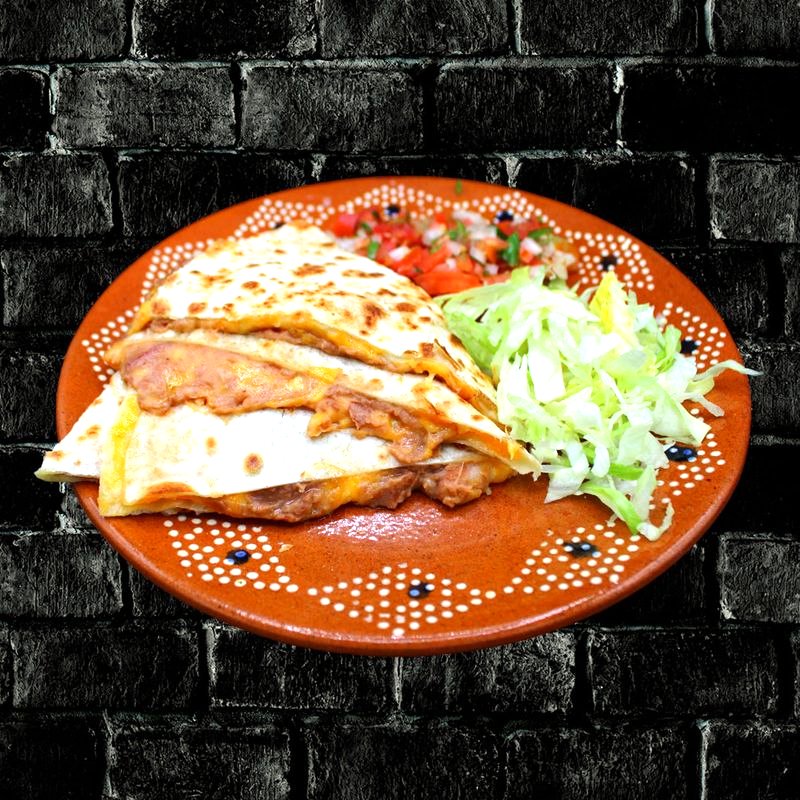 Beans & Cheese Quesadilla at Rivas Mexican Grill