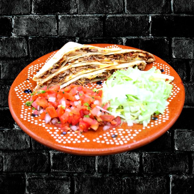 Carnitas Quesadilla at Rivas Mexican Grill