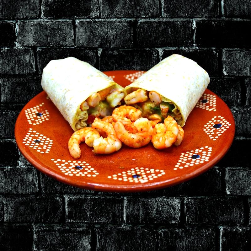 Shrimp Burrito at Rivas Mexican Grill