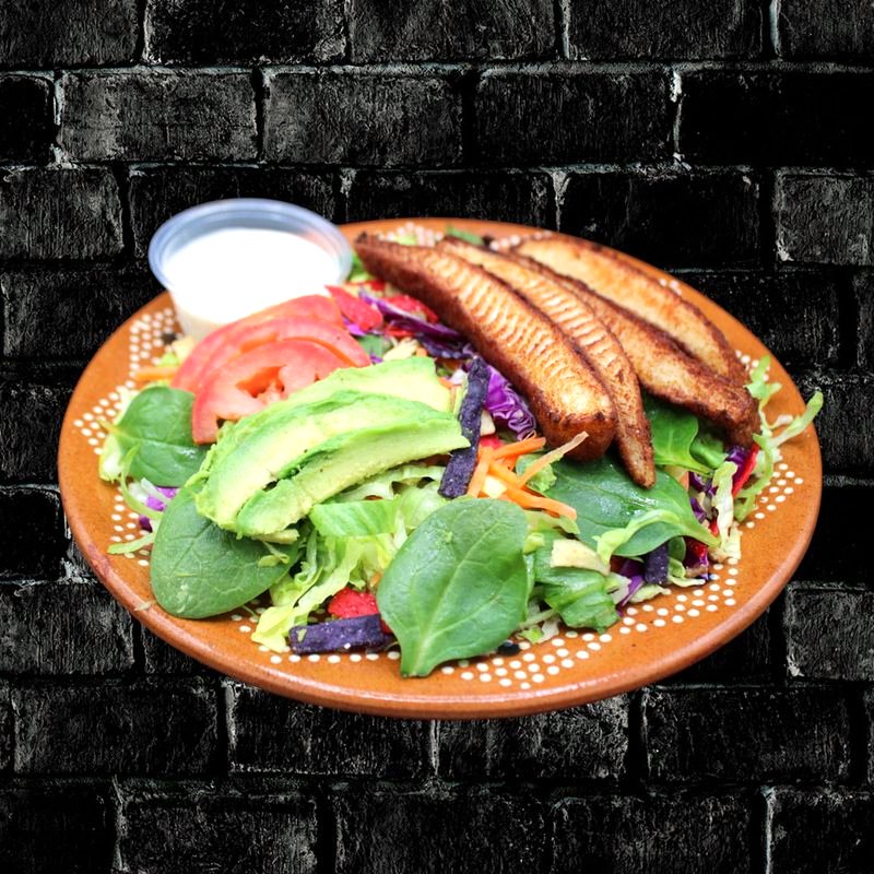 Fish Salad at Rivas Mexican Grill