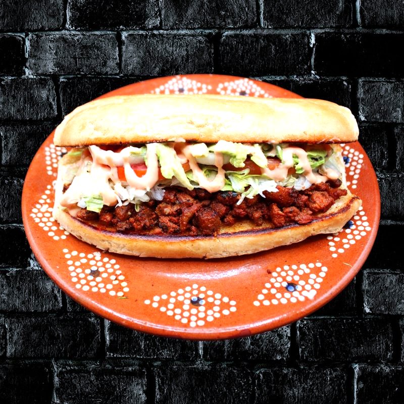 Pastor Torta at Rivas Mexican Grill