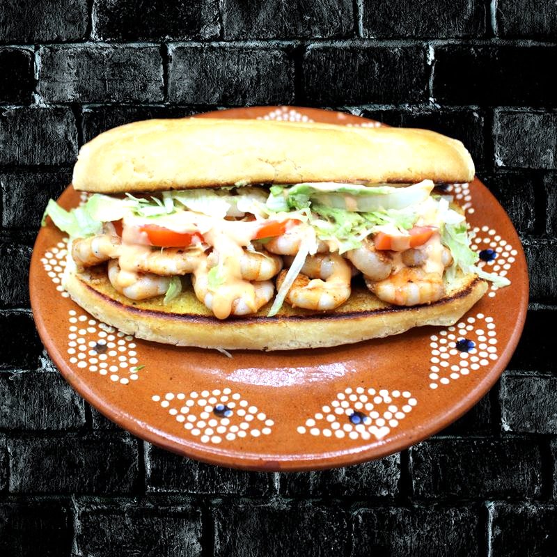 Shrimp Torta at Rivas Mexican Grill