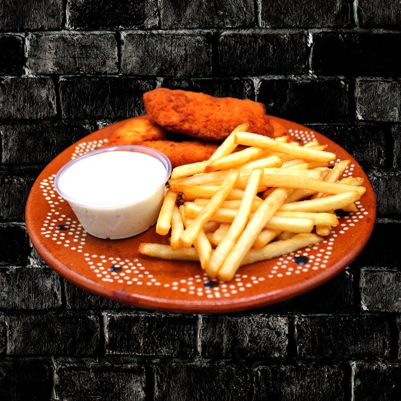 4 PC Fingers Wings & Finger at Rivas Mexican Grill