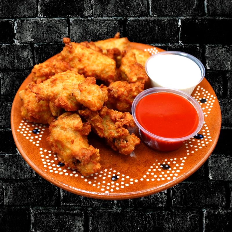 8 PC Wings Wings & Finger at Rivas Mexican Grill