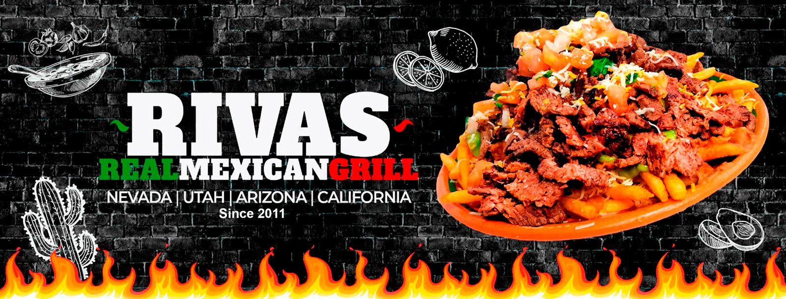 Rivas Mexican Grill across Nevada, Utah, Arizona and California since 2011