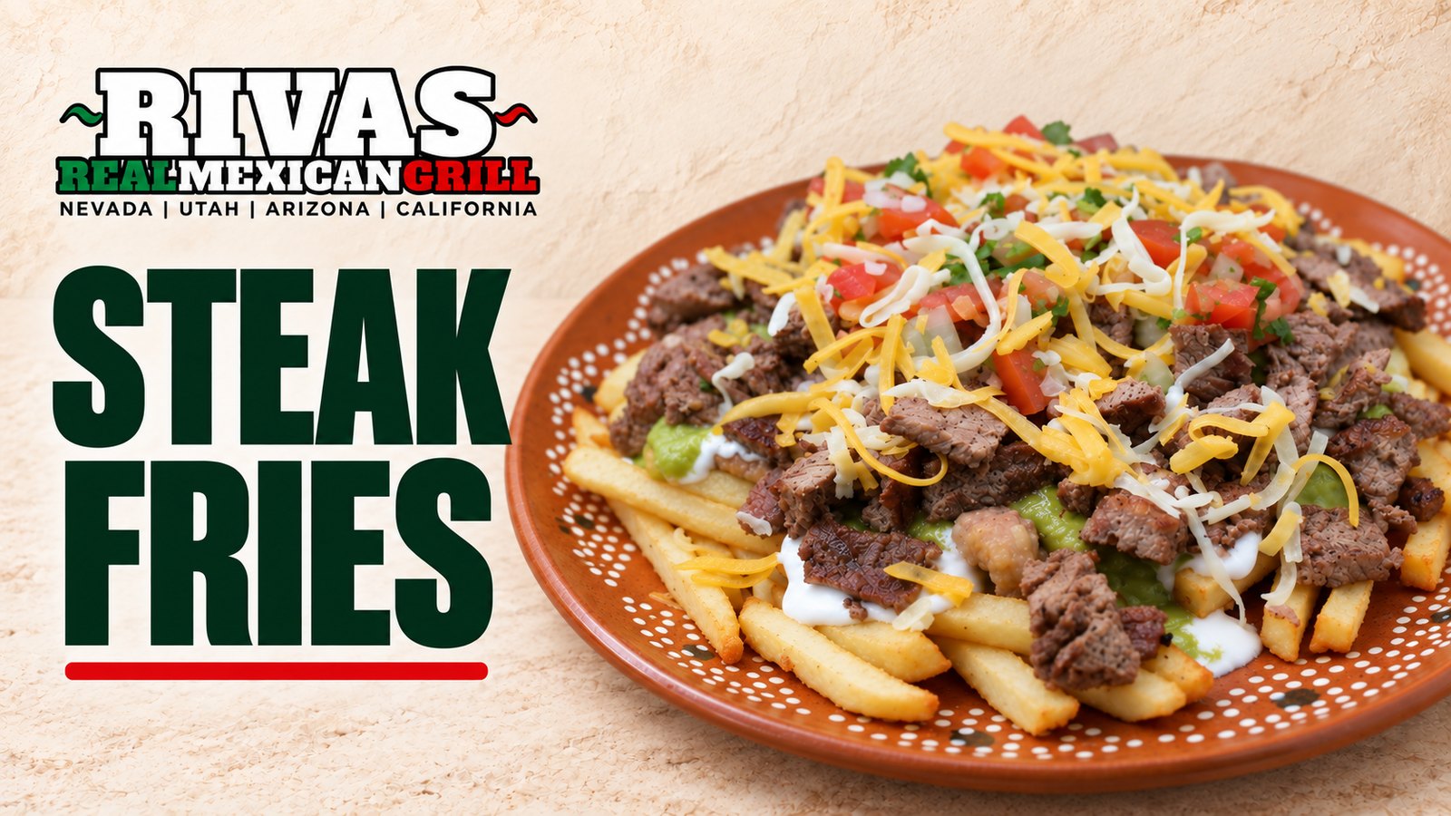 Loaded Fries at Rivas Mexican Grill
